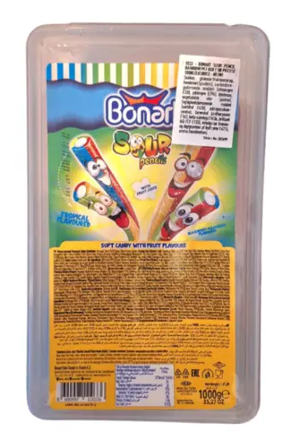 Sour Pencils Rainbow, Bonart 1KG
