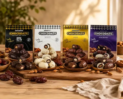 Chokolade Dadler Value Pack, Chocodate 4 x 33g