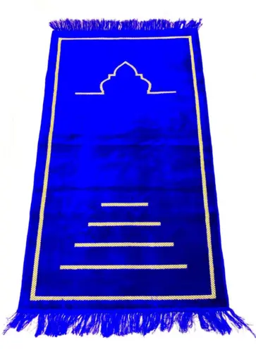 Pure Velours Bettdecke Navy Blue