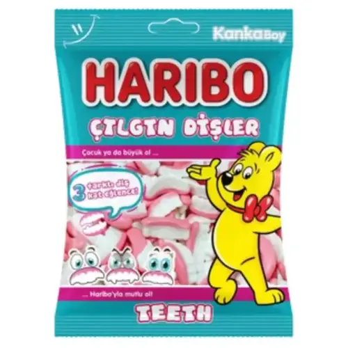 Skumtänder Haribo 80g