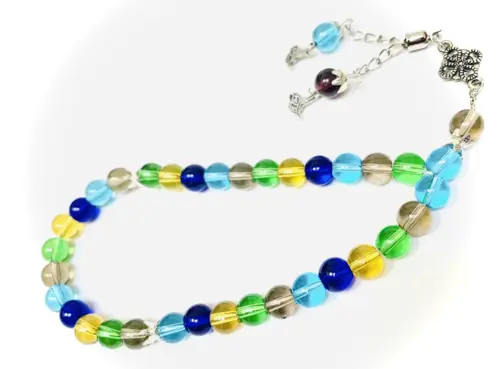 Mosaik Design Glas Tasbih 33 pärlor