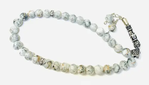 Glas Tasbih Marmor Design 33 pärlor