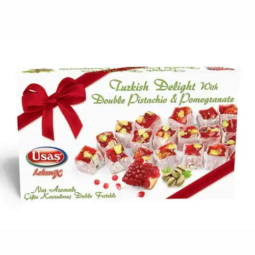Türkischer Delight mit Doppelter Pistazie 0g Granatapfel 350G