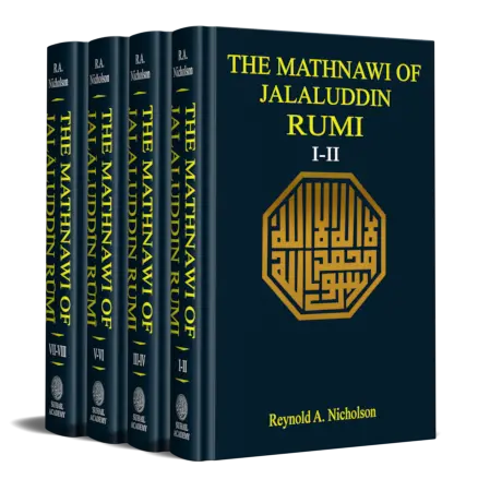 The Mathnawi of Jalaluddin Rumi (Set med 4 böcker)