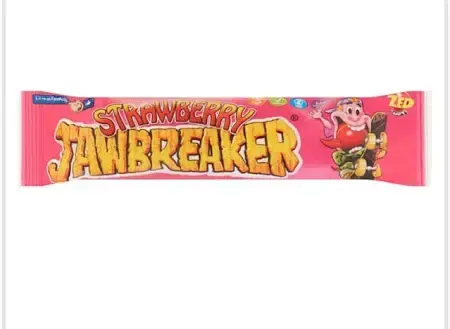 Jordbær tyggegummi Jawbreaker, ZED Candy 33 g