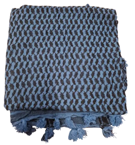 Blå /svart Keffiyeh