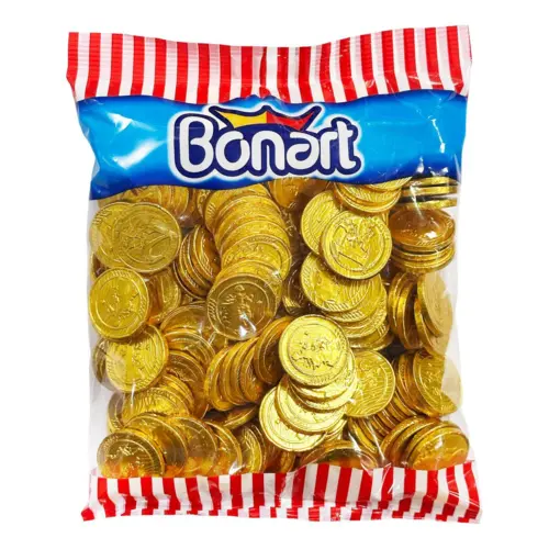 Guld chokladmynt - Bonart 1KG