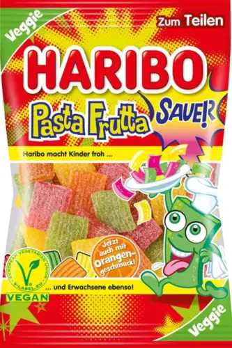Pasta Frutta Sour, Haribo 70g