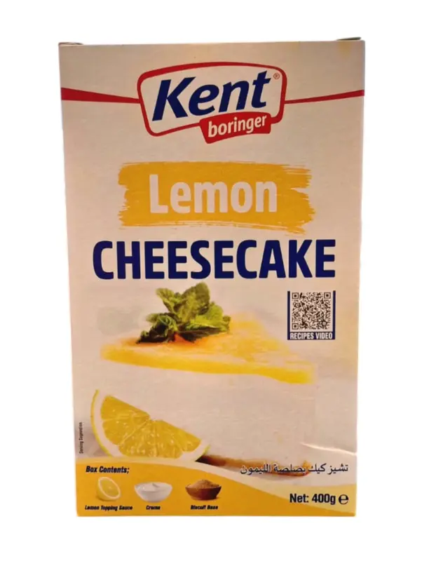 Lemon Cheesecake Mix, Kent 400g