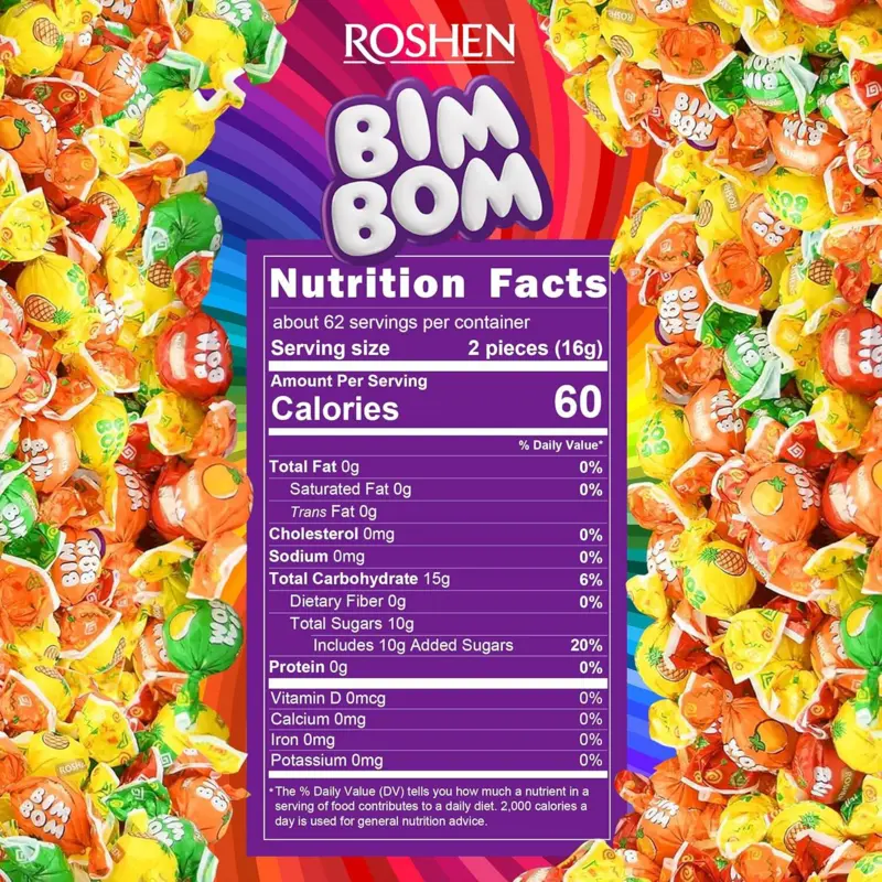 Bim-Bom, Karamel Bolcher, Roshen 1 kg