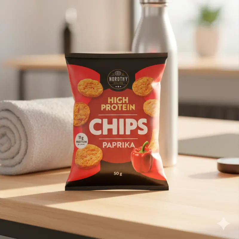 Paprika Chips High Protein, Nordthy Denmark 50g