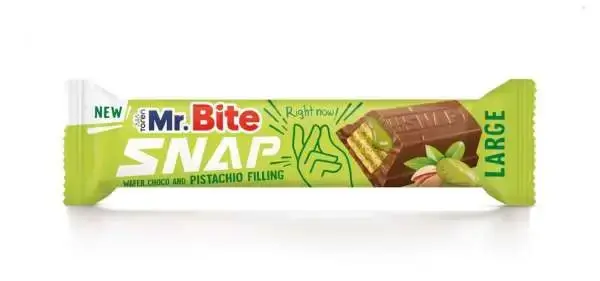 Chokoladebar med pistaciefyld, Mr. Bite 35 g
