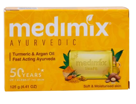 Sæbebar Gurkemeje & Argan Olie, Medimix 125g