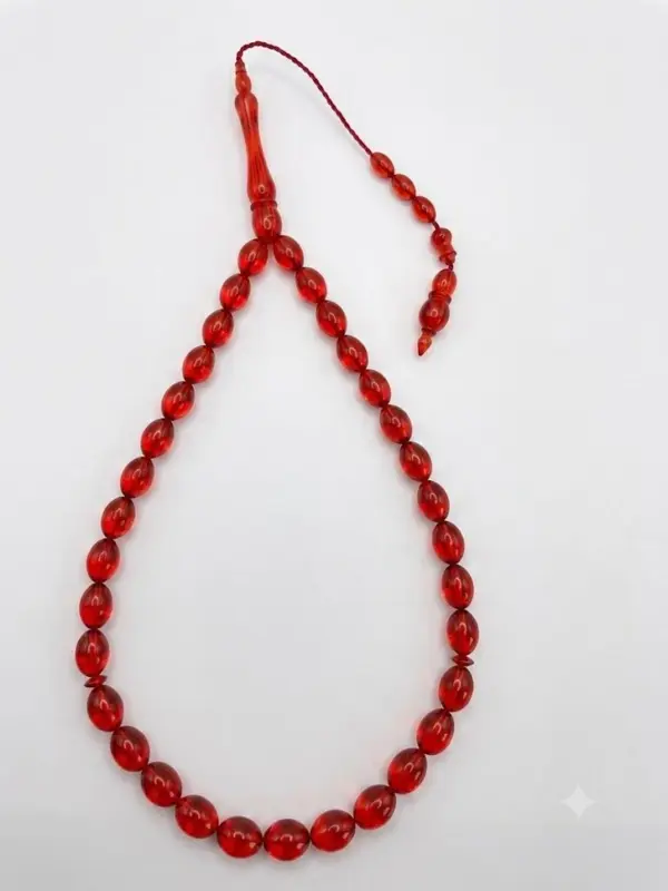 Plexi Glas Tasbeeh Med 33 perler (6 Farver)