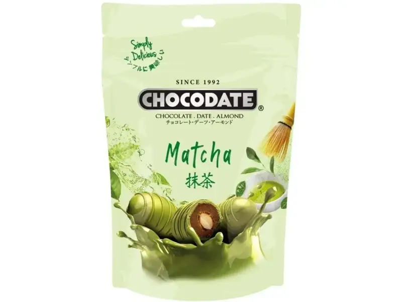 Chocodate Matcha, almond, 90g