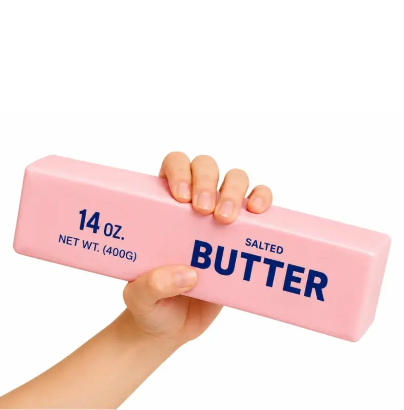 XL pink butter Squishy Dumpling