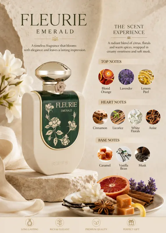 Fleurie Emerald by Riiffs - EDP - 100 ml