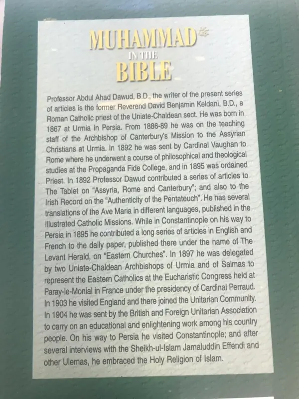 Muhammad in the Bible