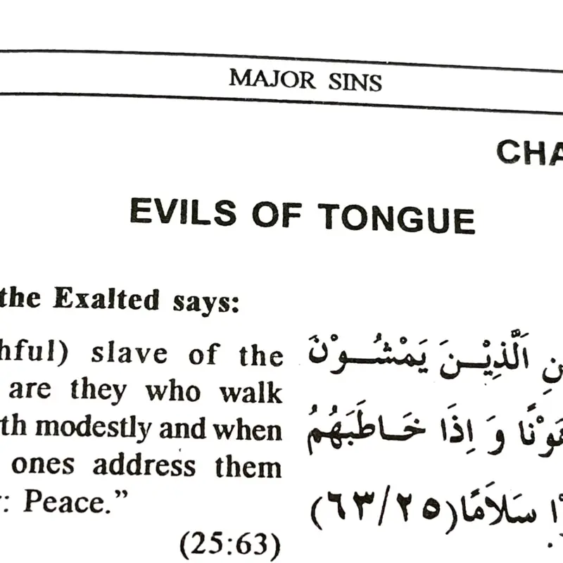 Major Sins