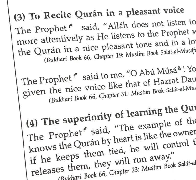 Aussprüche des heiligen Propheten Muhammad (saw)