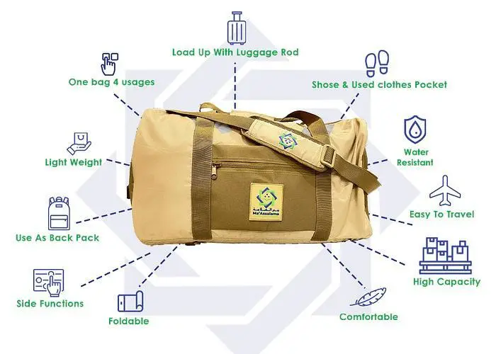 Hajj/Umrah, alles in 1 Reisetasche