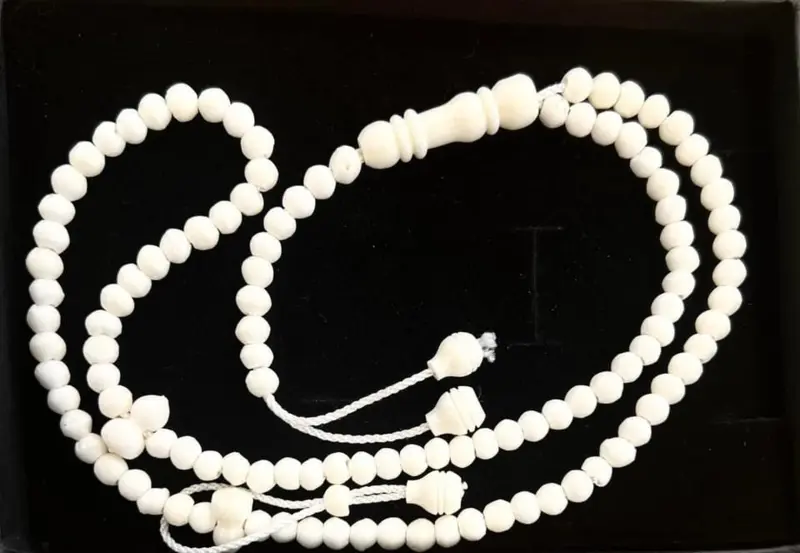 Liten handgjord camel bone tasbih