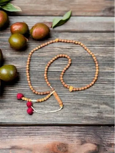 Kleine handgefertigte Tasbih aus echtem Olivenholz
