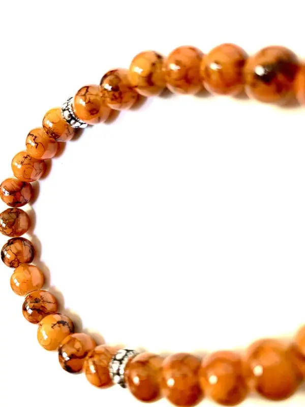 Tiger Design Glas Tasbih 33 pärlor
