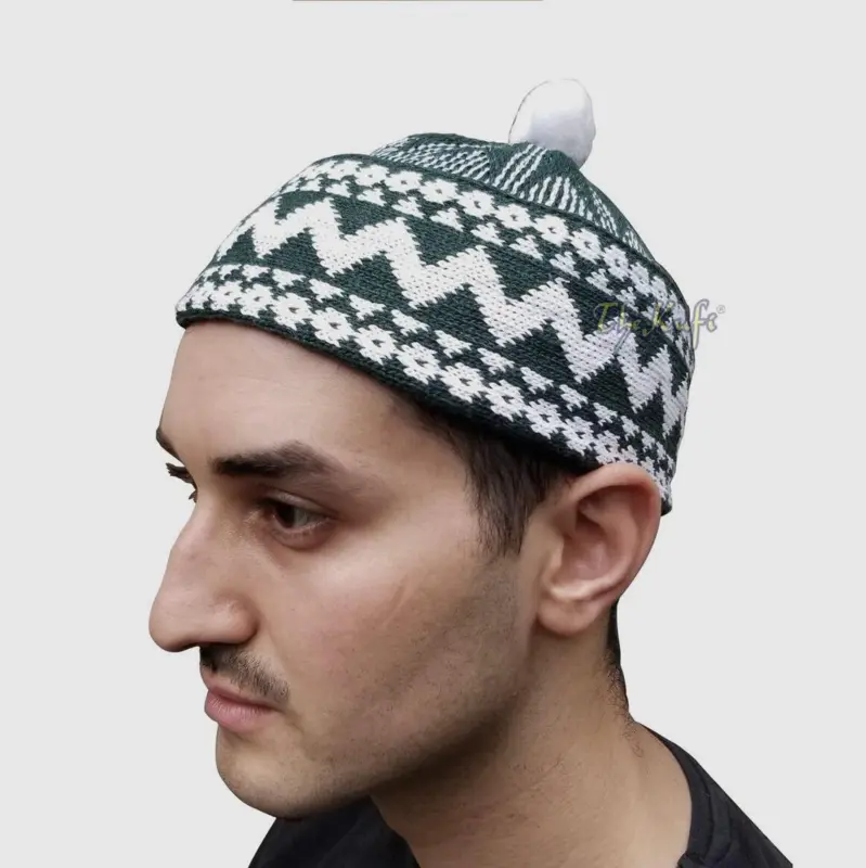 Fajr Bedehue, grøn, ekstra stor