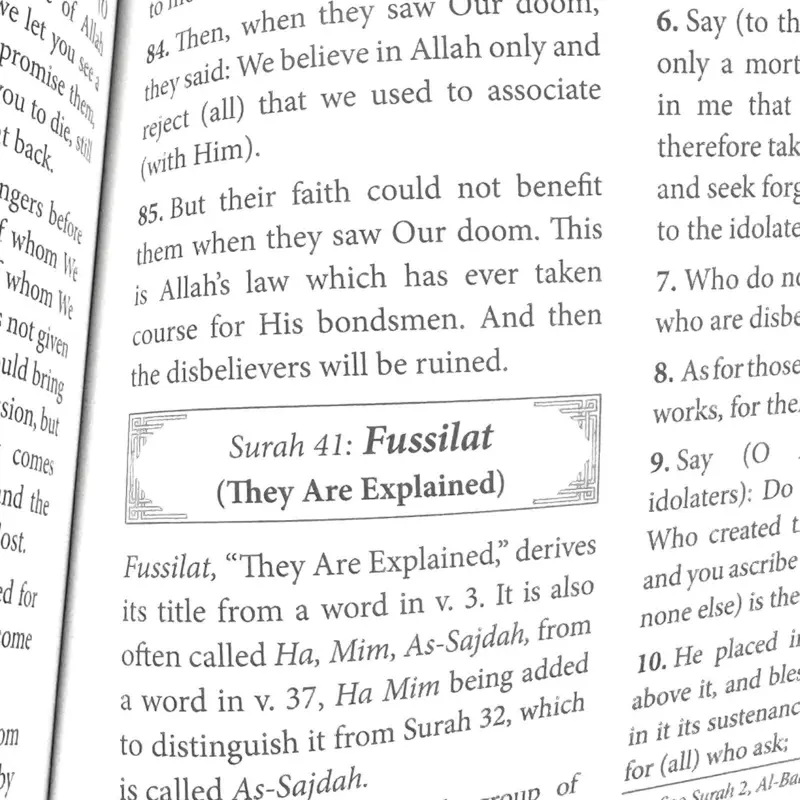 Die Bedeutung des Glorreichen Quran