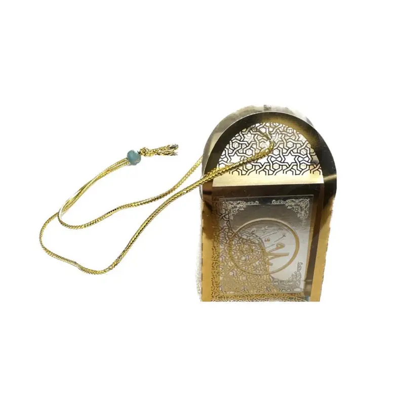 Mini koran i guld/sølv og i guldindpakning