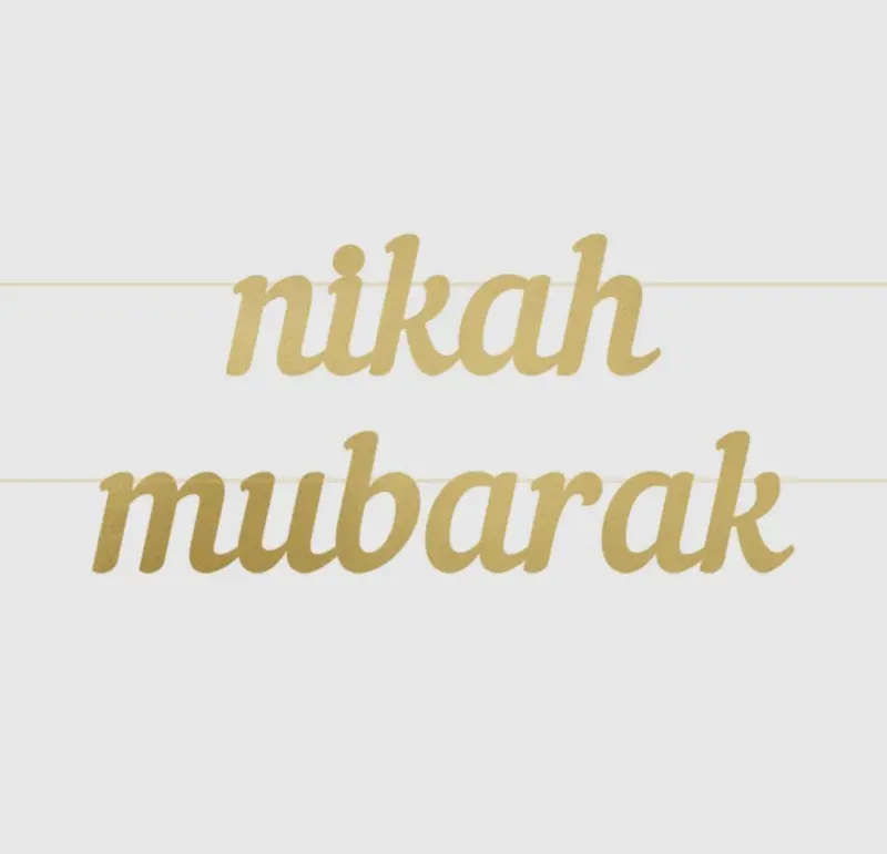 Nikah Mubarak-banner, 2 meter