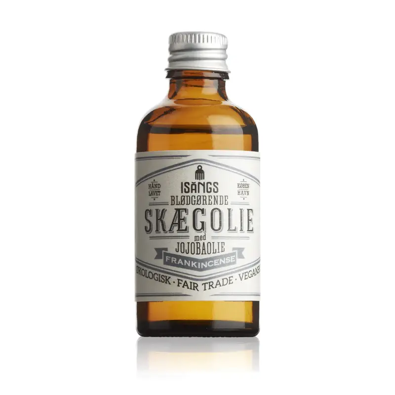 MJUKGÖRANDE SKÄGGOLJA FRANKINCENSE, Isangs, 50ml
