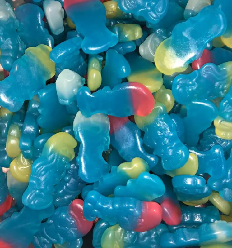 Schlümpfe in großer Haribo-Box 2000g