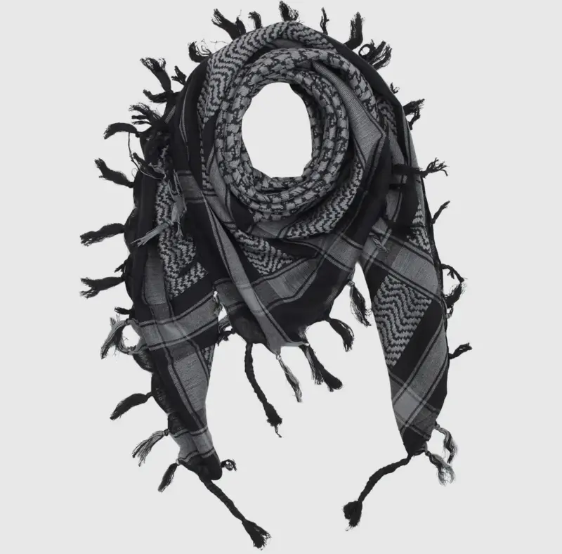 Sort/Grå Keffiyeh