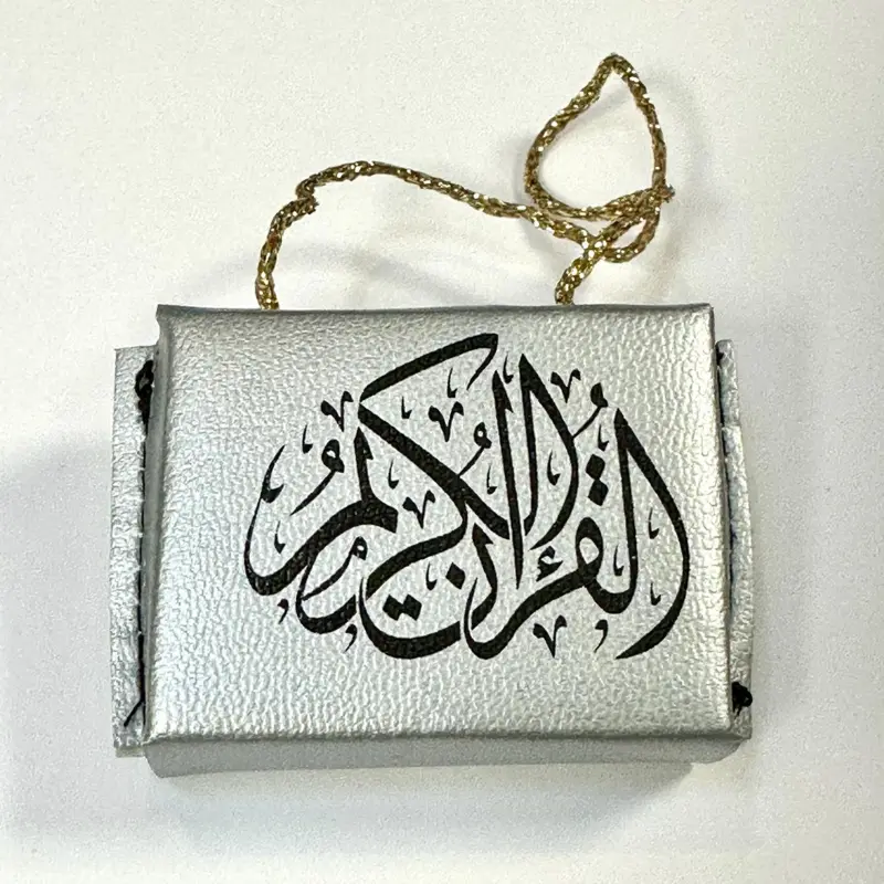 Mini-Koran in Tasche, Silber