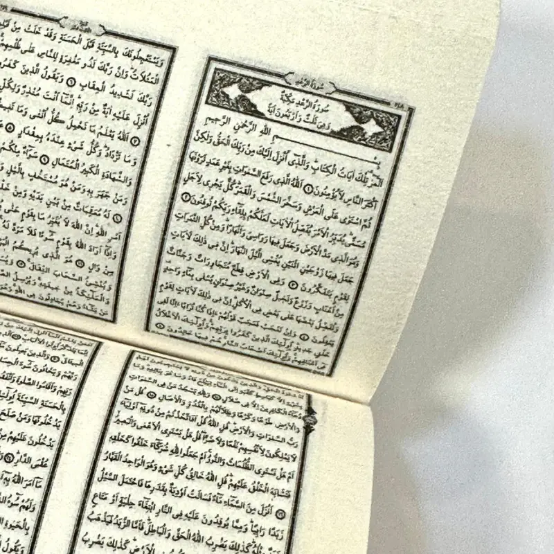 Mini-Koran in Tasche, Silber