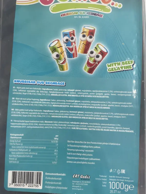 saure Regenbogen-Jellioo