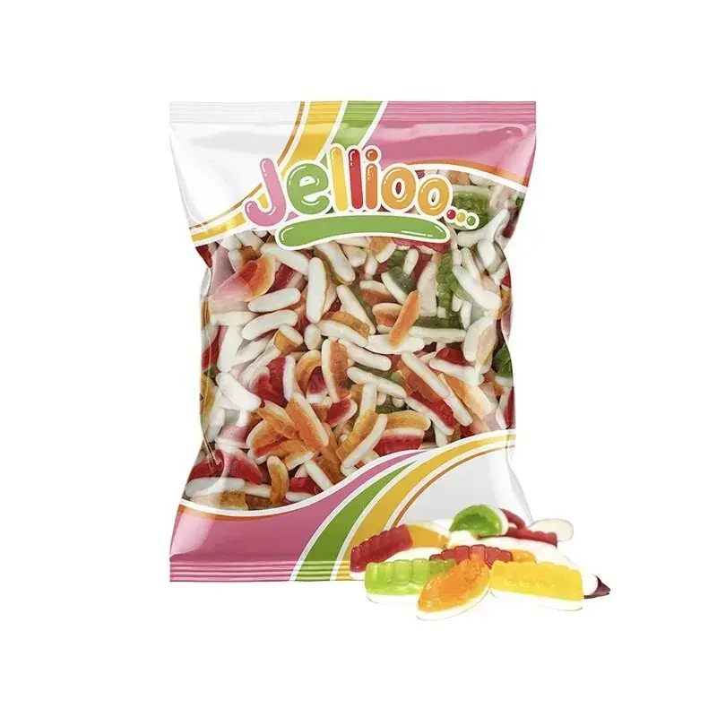 Tænder Med Frugtsmag Gele/skum - Jellioo 1kg