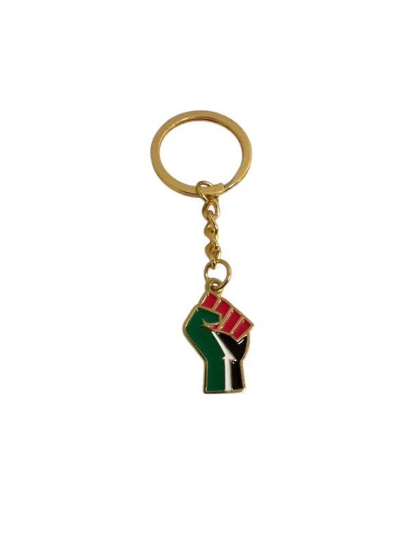 Free Palestine Hand Nyckelring