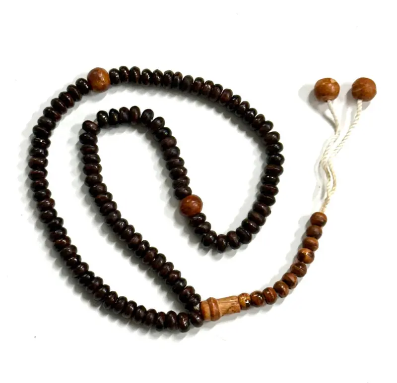 Maghrebi Handgjord trä tasbih