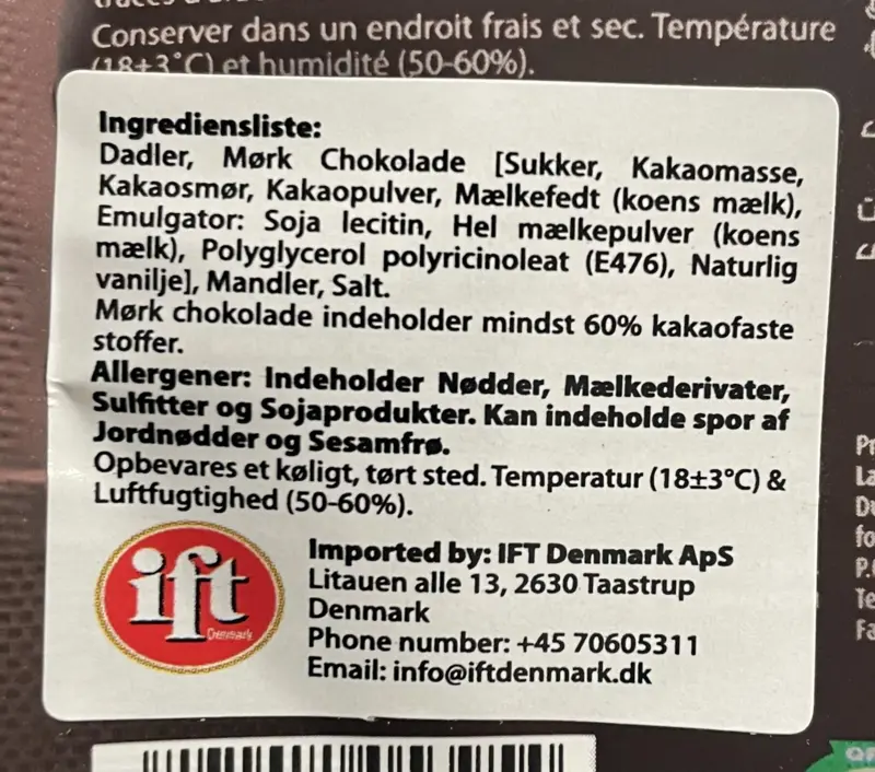 Chokodadler Fra Chocodate  90G