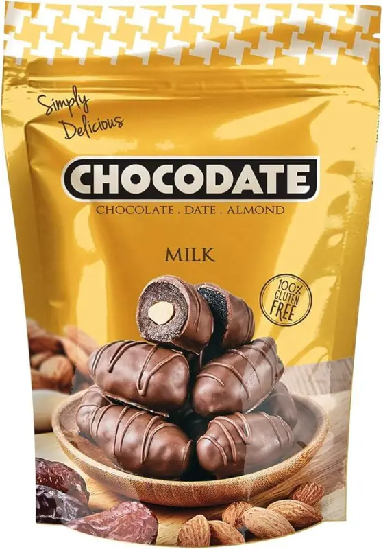 Chokodadler fra ChocoDate Mælk  90g