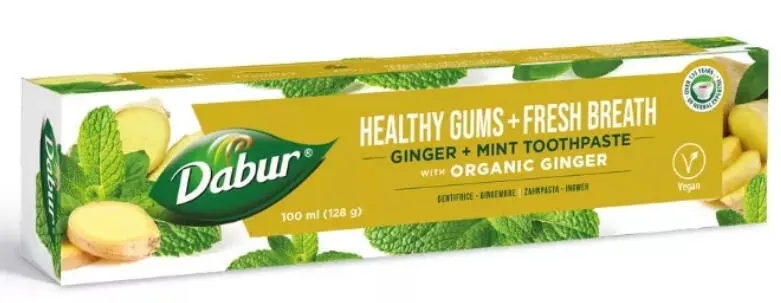 Ginger Mint Tandkräm-100ml Dabur