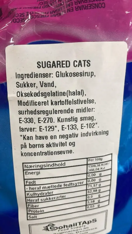 Sugared Cats 1kg Dulceplus