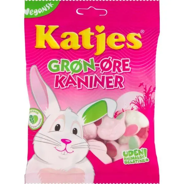 Katjes Grønne Ører Kaniner, 700 gr
