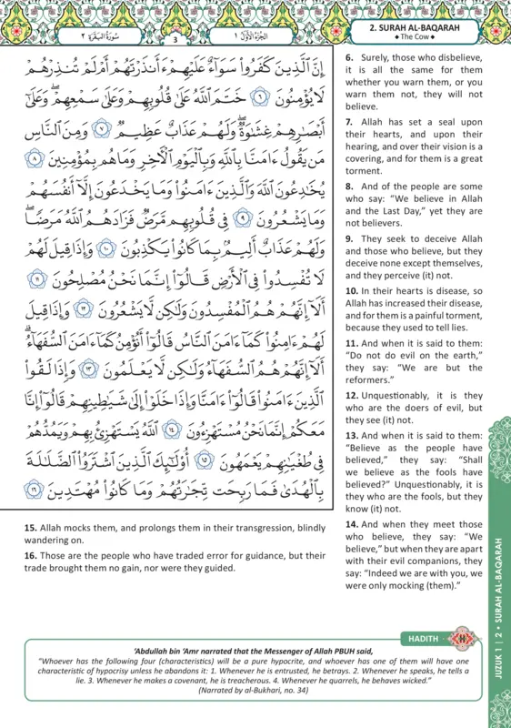 Der Heilige Koran (Englische Übersetzung)