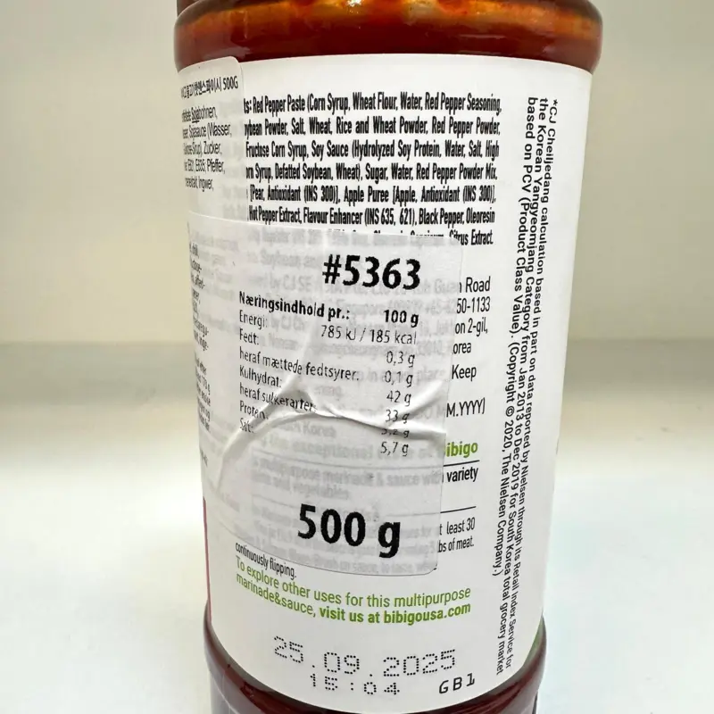 Korean Bulgogi Sauce, Hot & Spicy, 500G