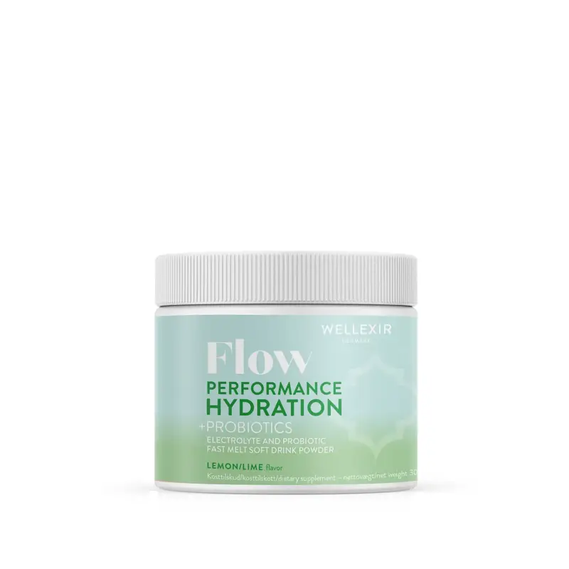 Wellexir FLOW Hydration med Lemon og Lime (300 gr)