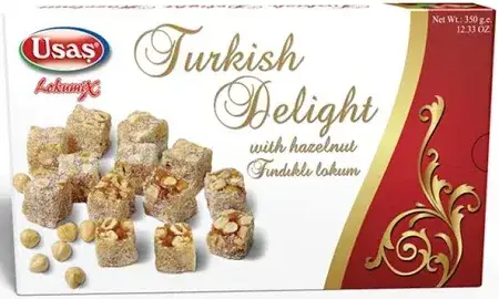 Türkischer Delight Lokum mit Haselnuss 350G